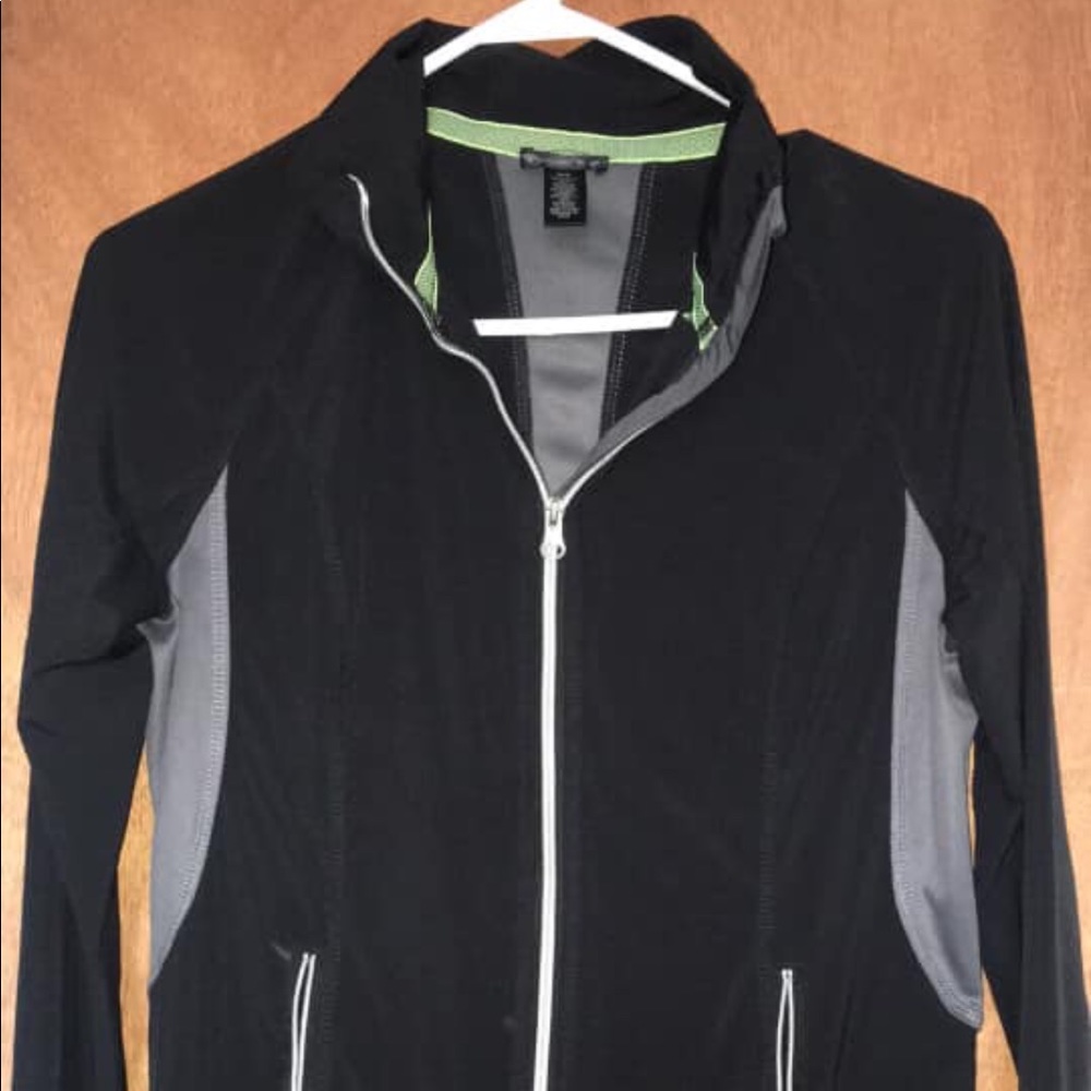 Black athletic jacket
